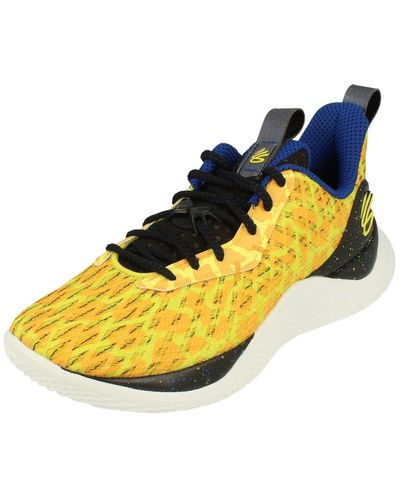 Under Armour Curry 10 Bang Bang s Basketball Trainers 3026272 Sneakers Chaussures - Jaune