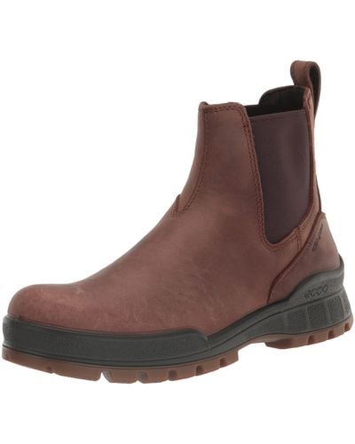 Ecco Track 25 Hydromax Water Resistant Chelsea Boot - Brown