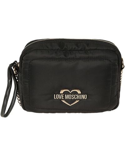 Love Moschino Borsa Nylon Pu Nero