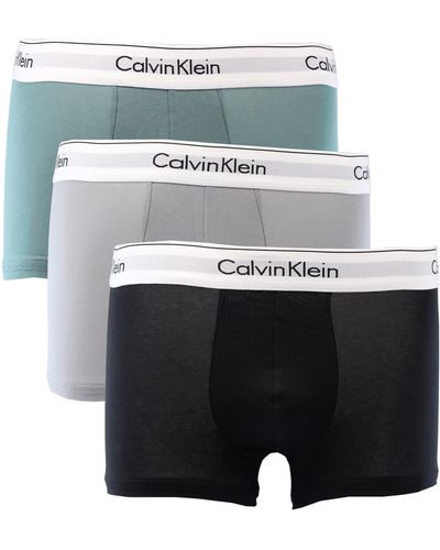 Calvin Klein Trunk 3pk 000nb3377a - Grey