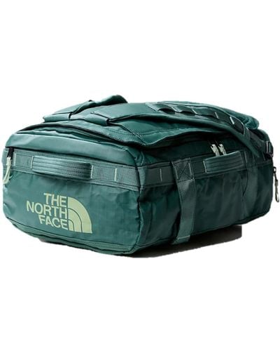The North Face Base Camp Voyager Duffle Bag Backpack Camping Summer Trip Dark Sage - 32l - Green