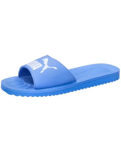 PUMA Adults Purecat Slide Sandals - Blau