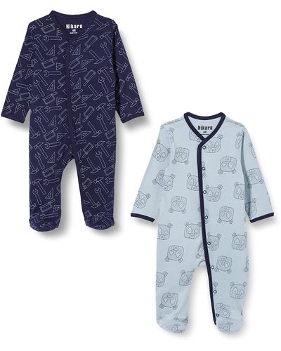 HIKARO Care, Pijama Bebe, Royal Blue - Azul