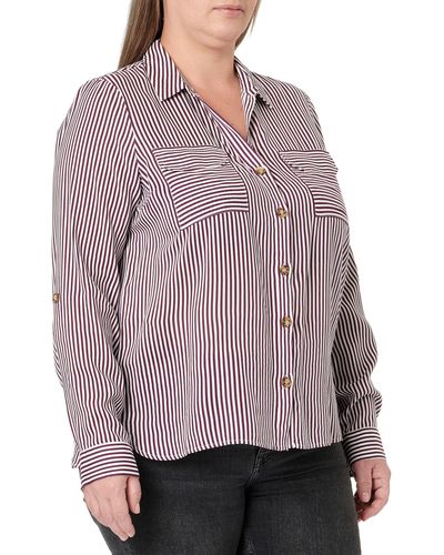 Vero Moda Vmbumpy-Maglietta New Noos - Viola