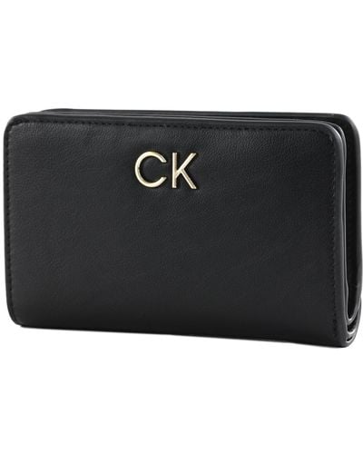 Calvin Klein RE-Lock Bifold French Wallet K60K608992 Geldbörsen - Schwarz
