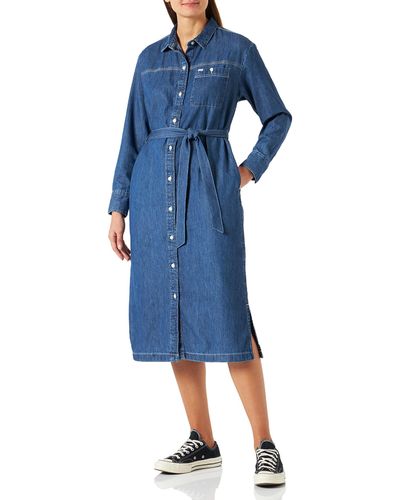 Lee Jeans Essential Dress - Blau