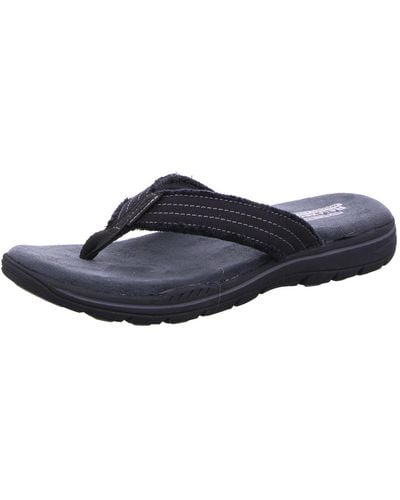Skechers 65091 Open Toe Sandals - Black