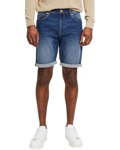 Esprit Jeans Shorts aus Baumwolle - Blau