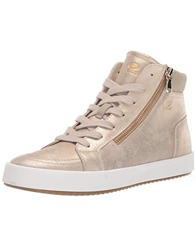 Geox BLOMIEE 11 Fashion HIGH TOP with Zipper Sneaker - Natur