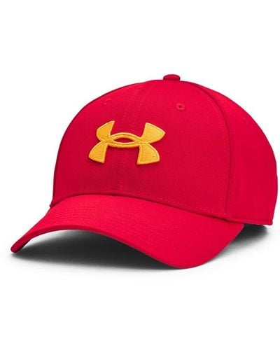 Under Armour Blitzing Cap Stretch Fit, - Red
