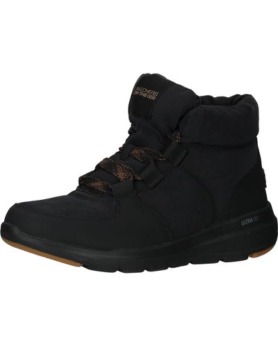 Skechers Glacial Ultra Trend Up Ankle Boot - Black