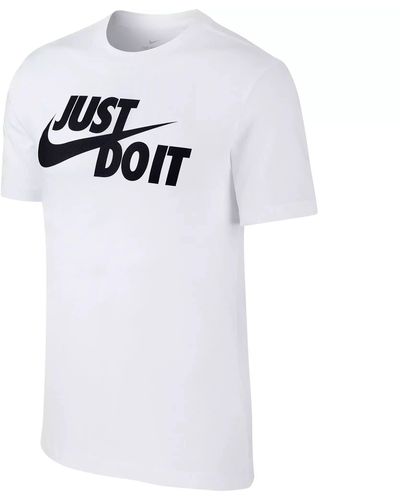 Nike T-shirt camiseta blanca hombre jdi ar5006 - Weiß