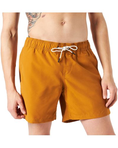 G-Star RAW , S Dirik Solid Swim Shorts, Brown - Multicolour