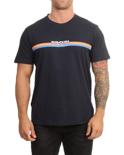 Rip Curl Surf Revival Short Sleeve T-shirt S - Black