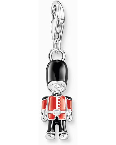 Thomas Sabo London Royal Guard Silver Charm - White