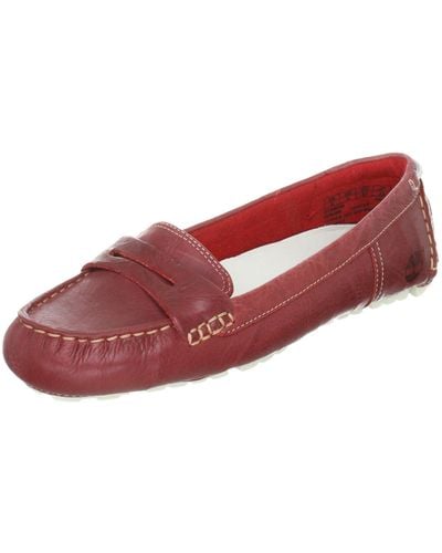 Timberland Zapatos de cuero para - Rojo