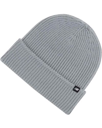 New Balance , , Oversized Watchman's Beanie, Fall And Winter Accessory, One Size Fits Most, Silver Mink - Grey