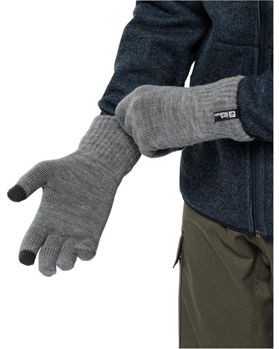 Jack Wolfskin Rib Glove Handschuh - Blau