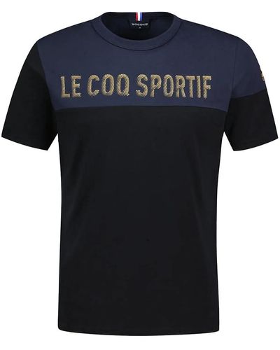 Le Coq Sportif Noel Sp Tee SS Nr. 1 T-Shirt - Schwarz