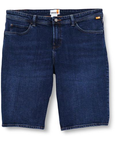 Timberland Denim Shorts Voor - Blauw