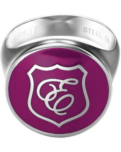 Esprit Ring Edelstahl E-Motion Pink Gr. 50