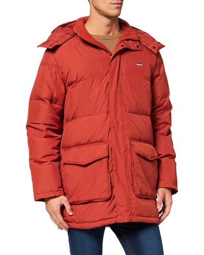 Levi's Fillmore Mid 2.0 Parka Voor - Rood