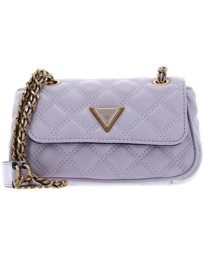 Guess Giully Mini Convertible Crossbody Flap Lavender - Paars