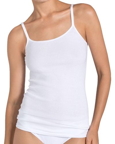 Triumph Katia Basics Shirt mit Spaghettiträgern 6er Pack White 46 - Weiß