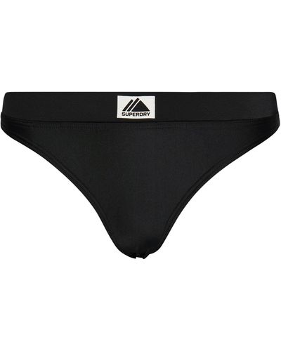 Superdry Swimwear Code Mtn Triangle Bikini Top Black 38 - Zwart