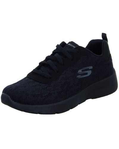 Skechers S Dynamight 2.0 Running Style Trainers Black 5 Uk - Blue