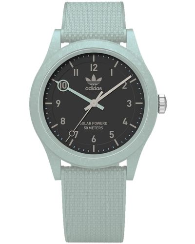 adidas Blue Bio-Based Resin Strap Watch - Grigio