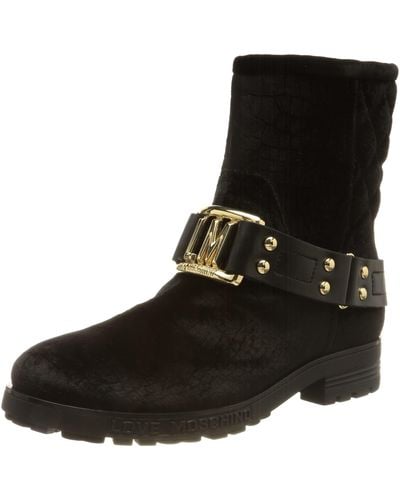 Love Moschino Collezione Autunno Inverno 2021 Stiefelette - Schwarz