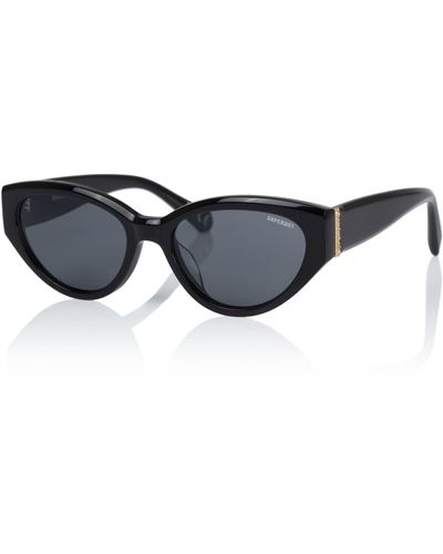 Superdry Sds 5013 Sunglasses 104 Black Gold/solid Smoke
