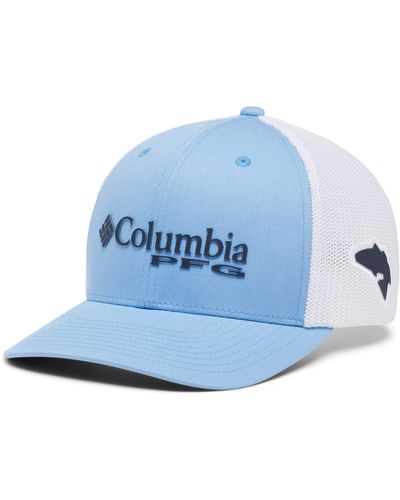 Columbia 's Pfg Logo Mesh Ball Cap-high - Blue