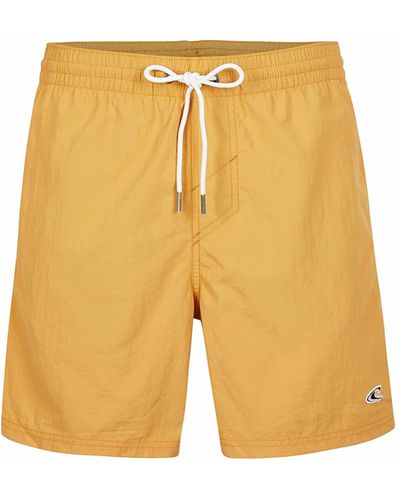O'neill Sportswear Vert Swim 16" Shorts Trunks - Yellow