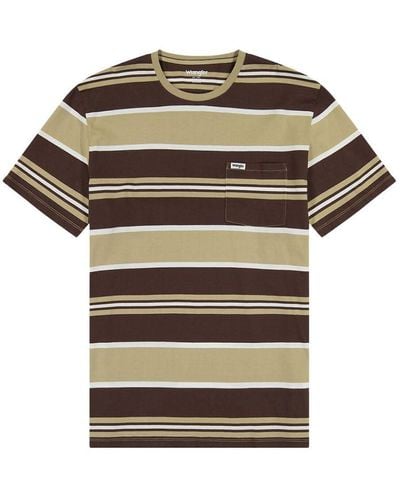 Wrangler Pocket Tee T-Shirt - Mehrfarbig