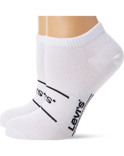 Levi's Sport Low Cut Socks Basket - Blanc