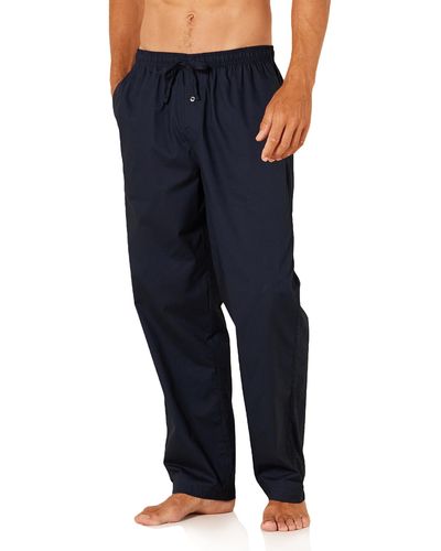 Amazon Essentials Straight-fit Woven Pajama Pant - Blue