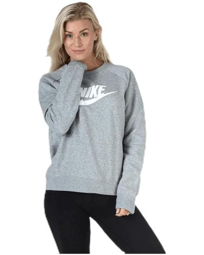 Nike Sportswear Essential Shirt Met Ronde Hals - Grijs