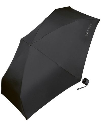 Esprit Petito Diamond Parapluie de poche 18,5 cm - Noir