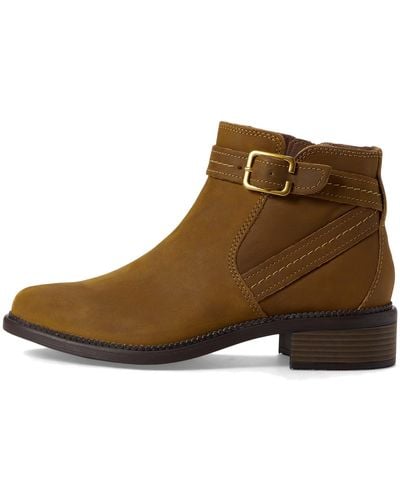 Clarks Maye Strap Ankle Boot - Brown