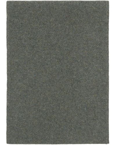 Marc O' Polo Knitted Scarf Graphite Grey Melange - Grün