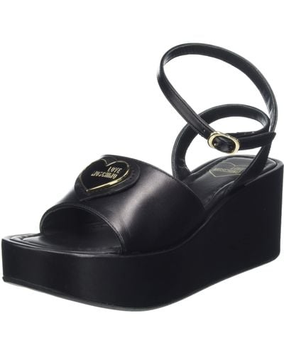 Love Moschino Ja16478i0gie0 Platform Sandals - Black