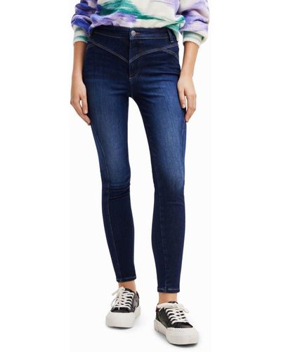 Desigual Denim_estrasbu Pantalones Casuales - Azul