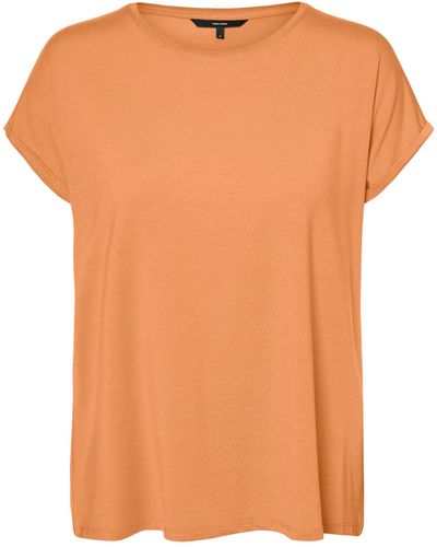 Vero Moda Vmbianca Sl Tank Top Noos T-shirt - Orange