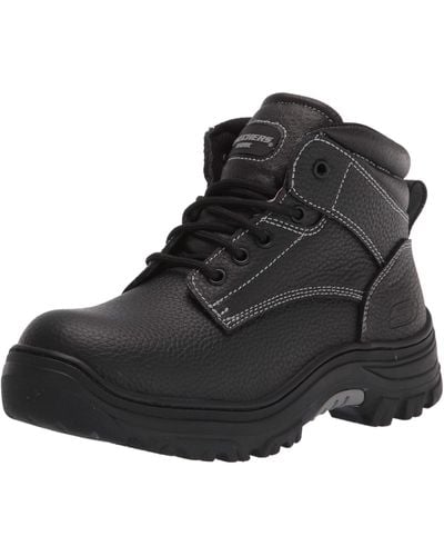 Skechers Work Relaxed Fit Burgin Congaree S Boots Black 14