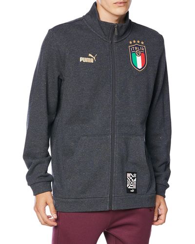 PUMA 2022-2023 Italy FtblCulture Track Jacket - Gris