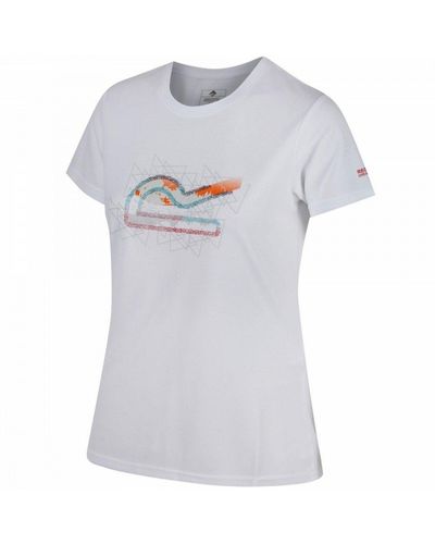 Regatta S/ladies Fingal Iii Quick Dry T-shirt - White