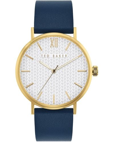 Ted Baker LONDON Klassische Uhr BKPPGS003UO - Blau