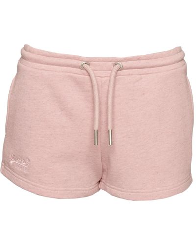 Superdry Pantalones Cortos para correr Kapuzenpullover - Pink